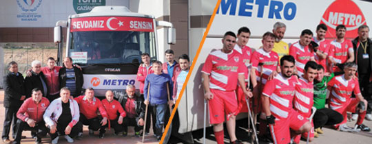 Metro Turizm Samsun Bedensel Engelliler Gençlik Spor Klübü'ne Sponsor