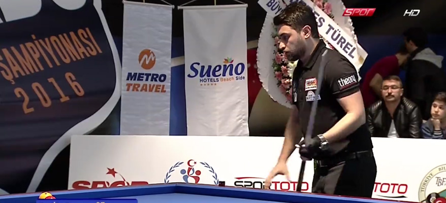 Türkiye Bilardo Şampiyonasında Final